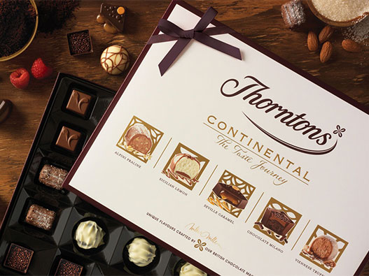 Thorntons Chocolate巧克力logo设计含义解读及英国品牌标志设计理念