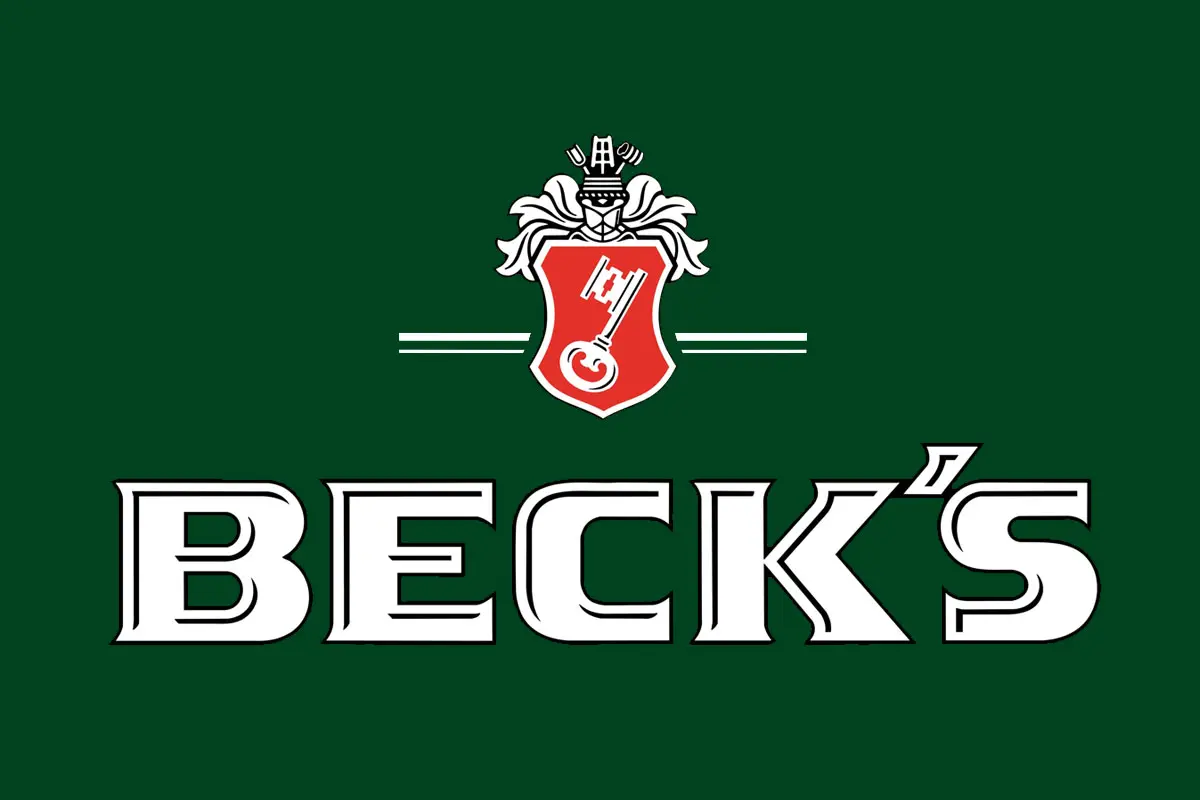 Beck's贝克啤酒反白logo