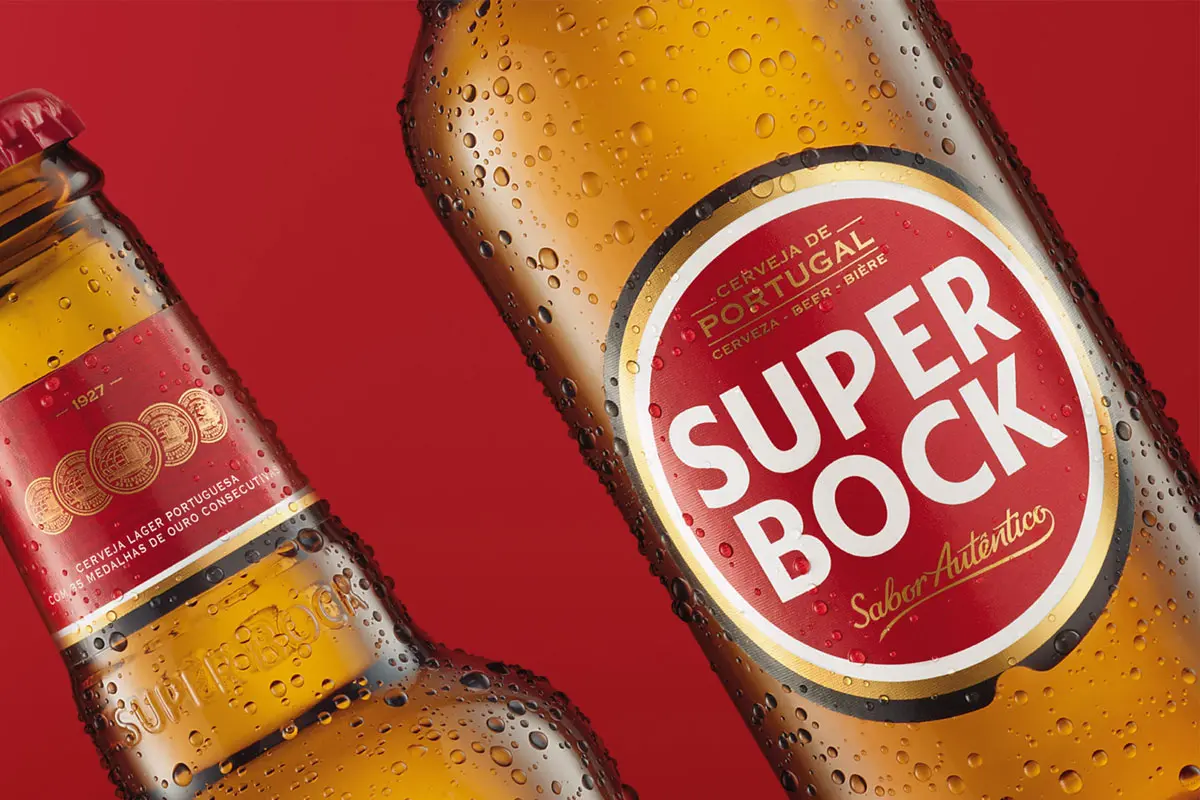 Super Bock超级波克啤酒包装