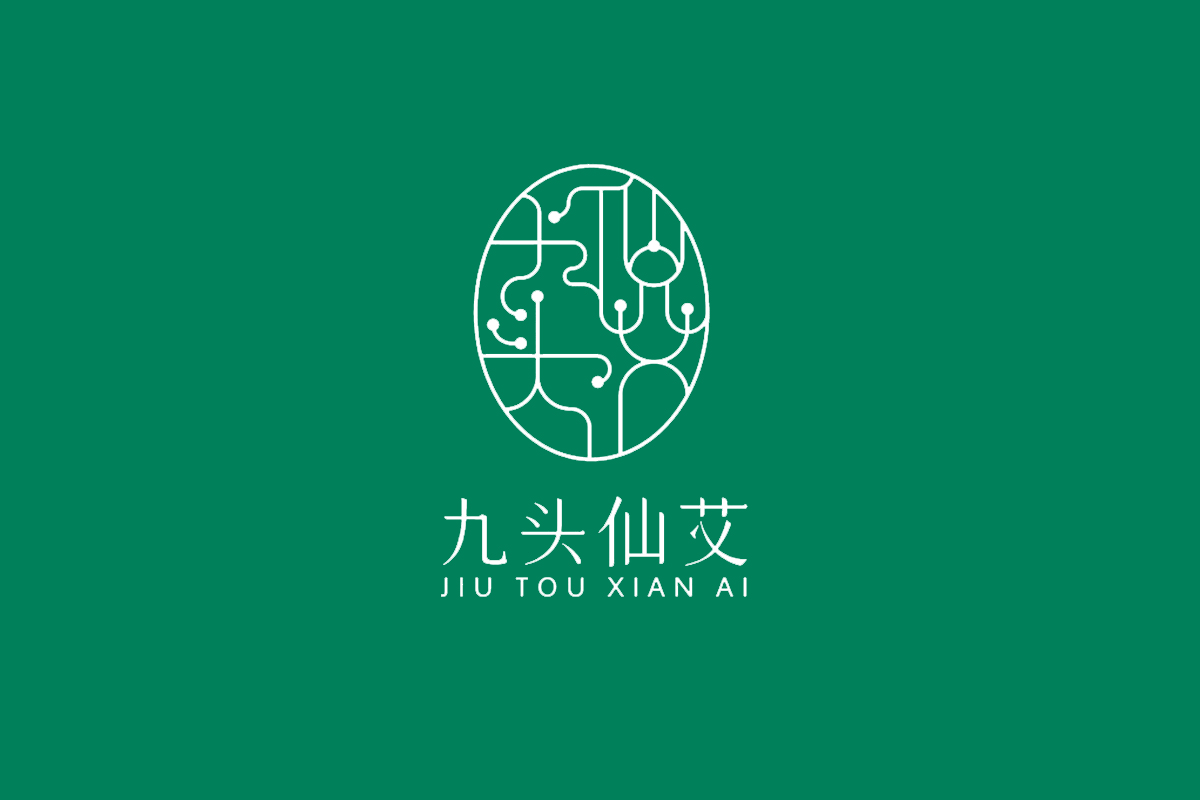 九头仙艾反白logo