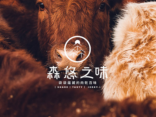 中国台湾“森悠之味”肉干品牌设计