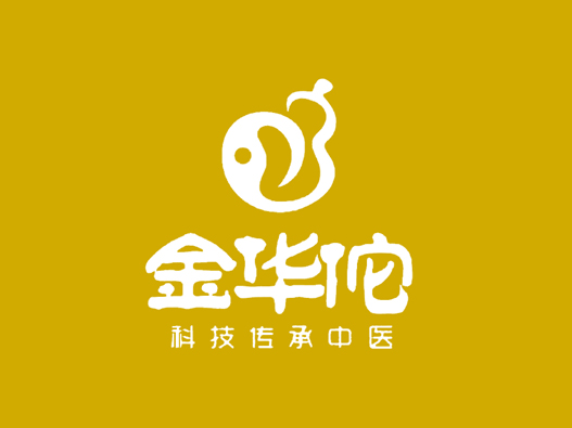 金华佗logo设计含义及中医诊所品牌设计理念