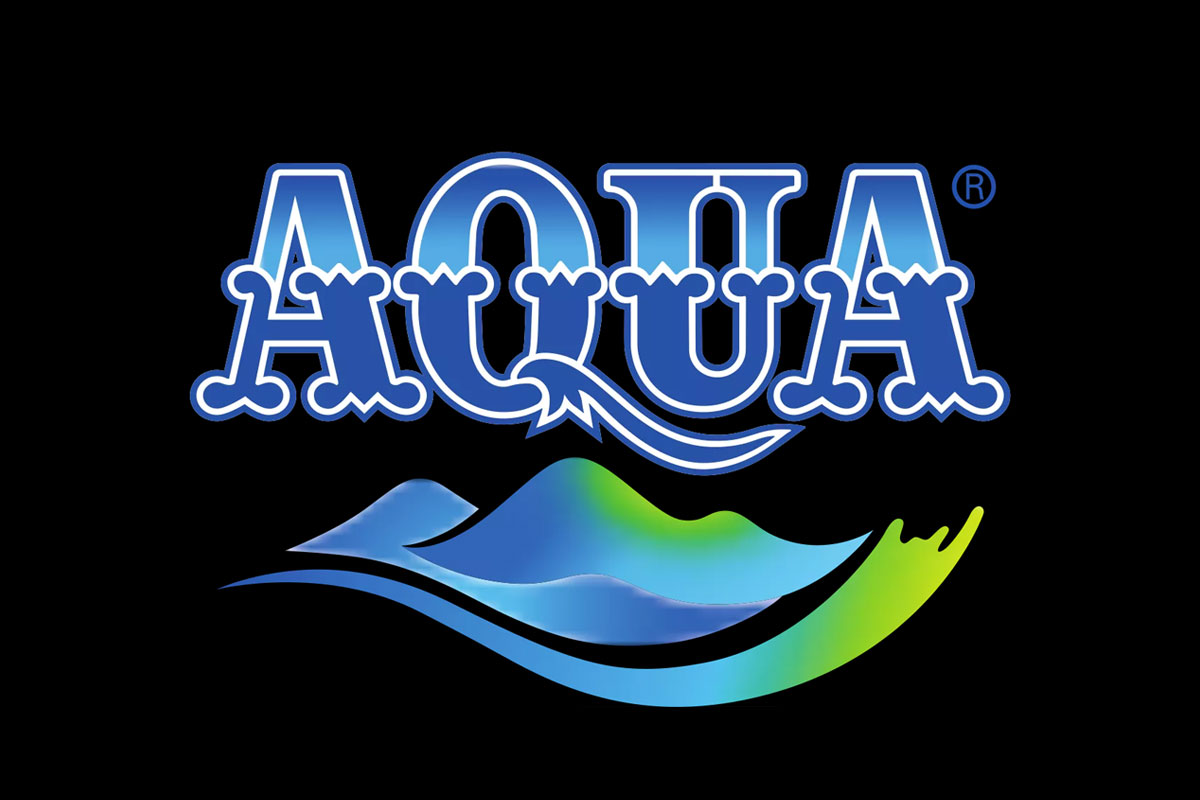 Aqua反白logo