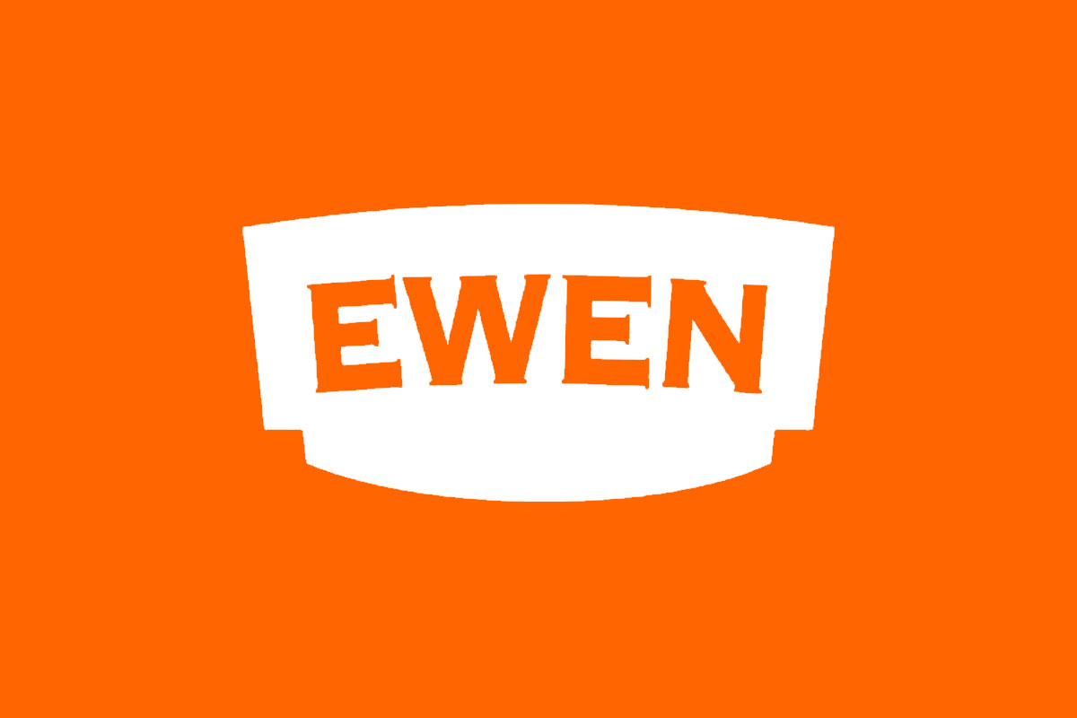 EWEN意文反白logo