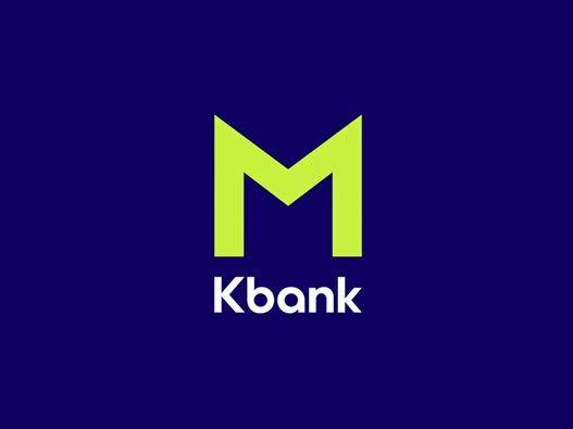 K-Bank logo设计含义及金融标志设计理念