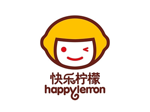 快乐柠檬甜品logo设计