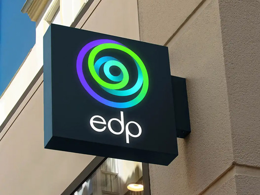 EDP​​集团logo设计含义及能源标志设计理念