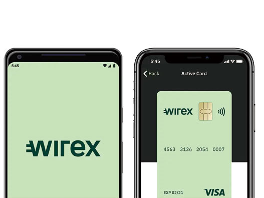 Wirex logo设计含义及金融标志设计理念