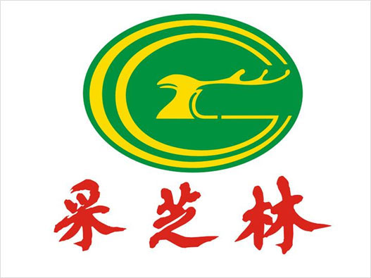 鹿LOGO设计-采芝林品牌logo设计