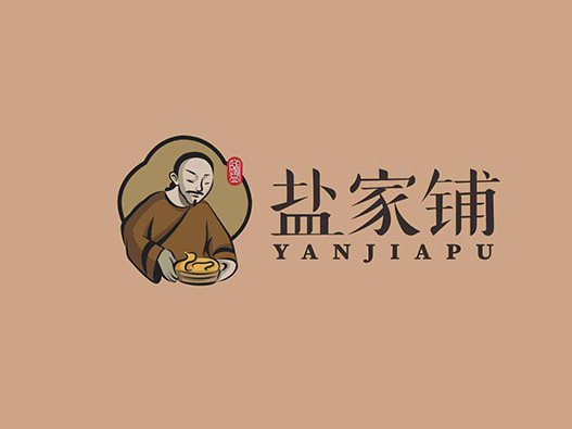 盐家铺logo设计含义及设计理念