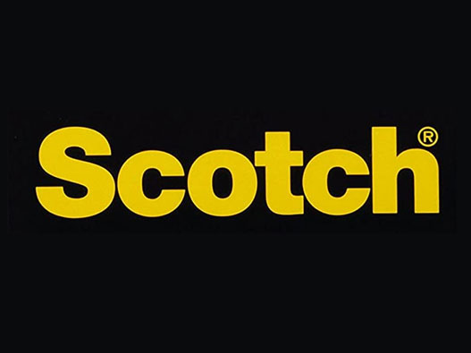 纤维胶带LOGO设计-Scotch思高品牌logo设计