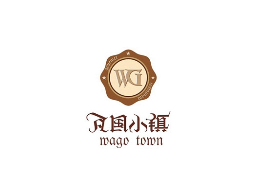 WG字母LOGO设计-小镇品牌logo设计
