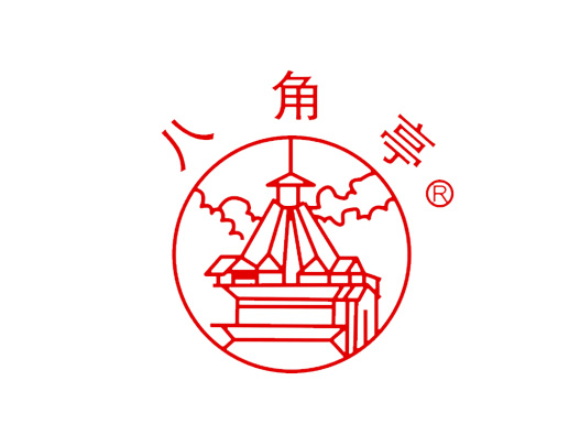 八角亭logo设计图片