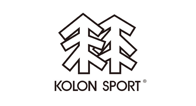 KOLON SPORT可隆两棵树logo设计含义及树标志设计理念