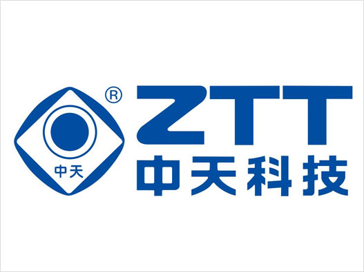 ZTT中天科技logo
