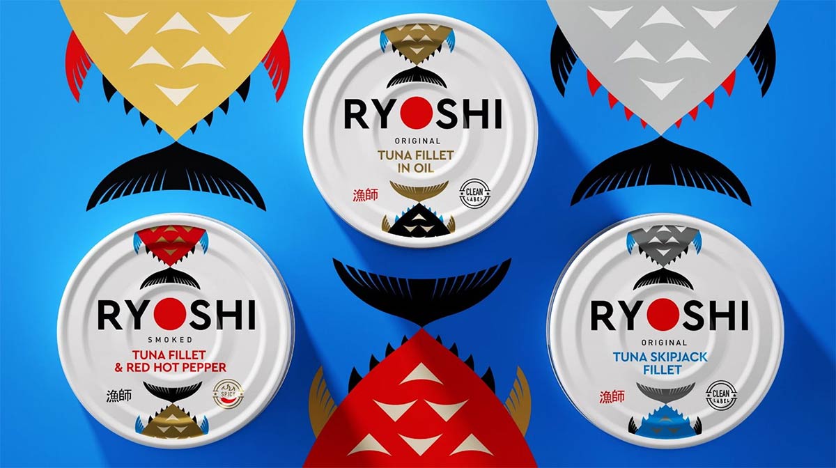 Ryoshi罐头包装设计