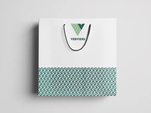 韦尔维耶（Verviers）logo设计含义及城市标志设计理念