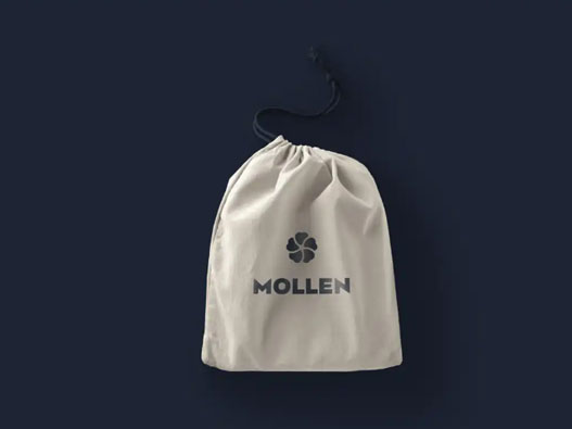 Mollen logo设计含义及设计理念
