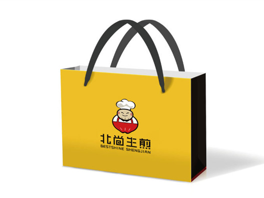 北尚生煎logo设计含义及餐饮品牌标志设计理念