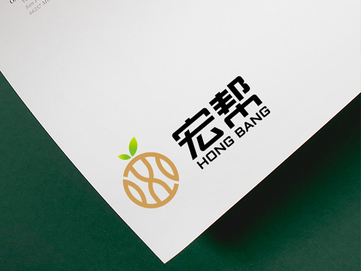 宏帮logo设计含义及食品品牌标志设计理念