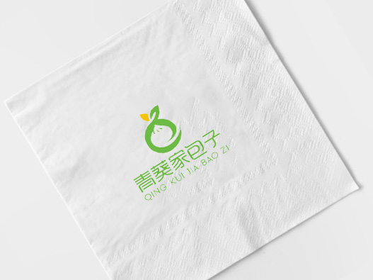 青葵家包子logo设计含义及餐饮品牌标志设计理念