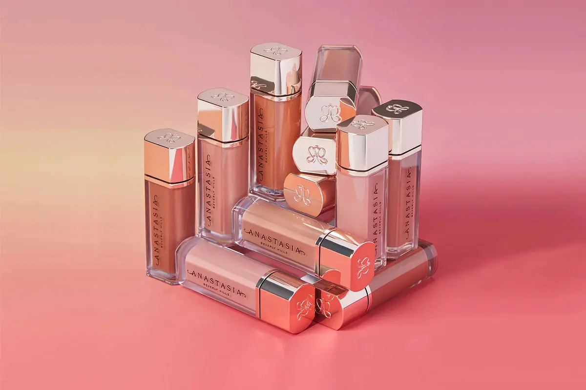 Anastasia Beverly Hills美国彩妆-花蕊之心logo设计