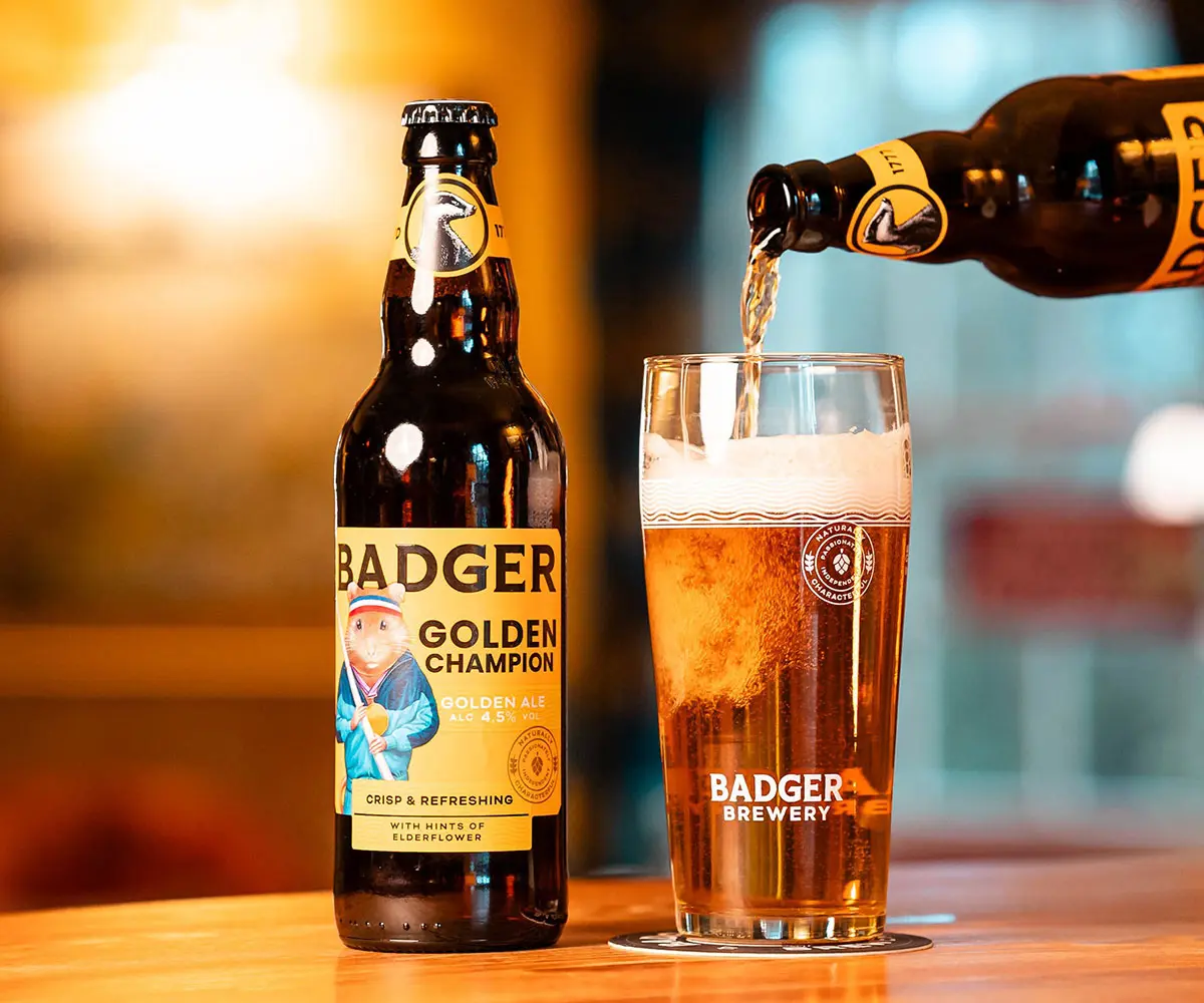 Badger Brewery英国獾啤-啤酒logo设计