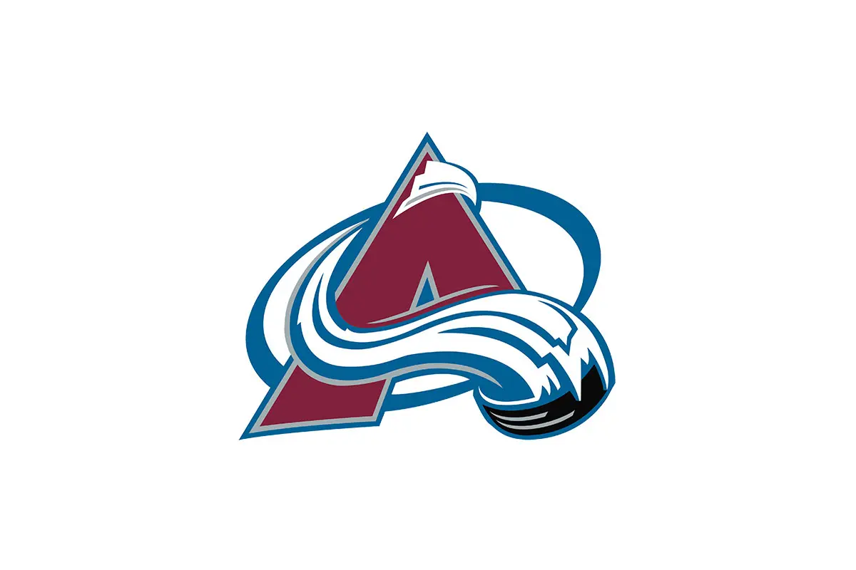 Colorado Avalanche科罗拉多雪崩队logo设计-山峰logo设计