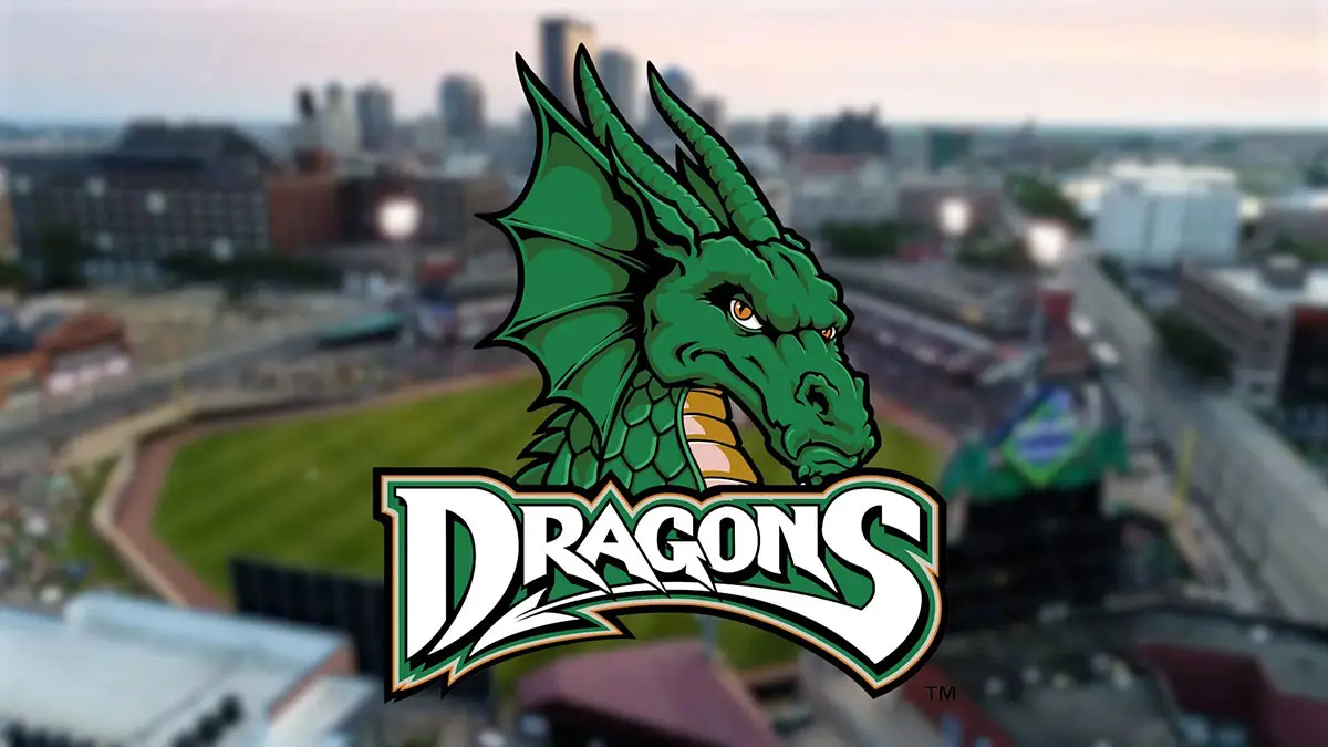 Dayton Dragons美国代顿龙职业棒球队球场-哥特式艺术字标志设计