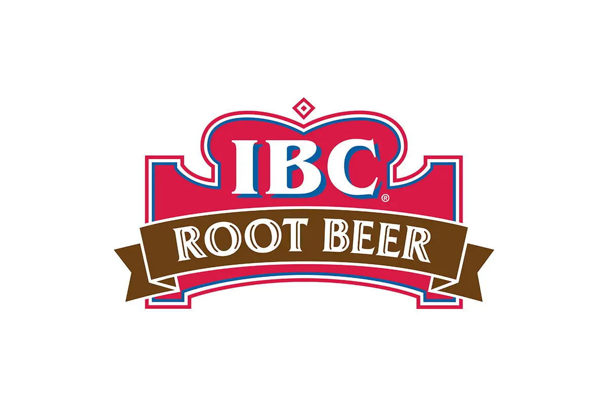 IBC ROOT BEER美国根汁啤酒logo设计-飘带logo设计
