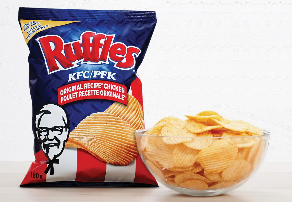 Ruffles百事莱芙士薯片-乐事旗下标志设计