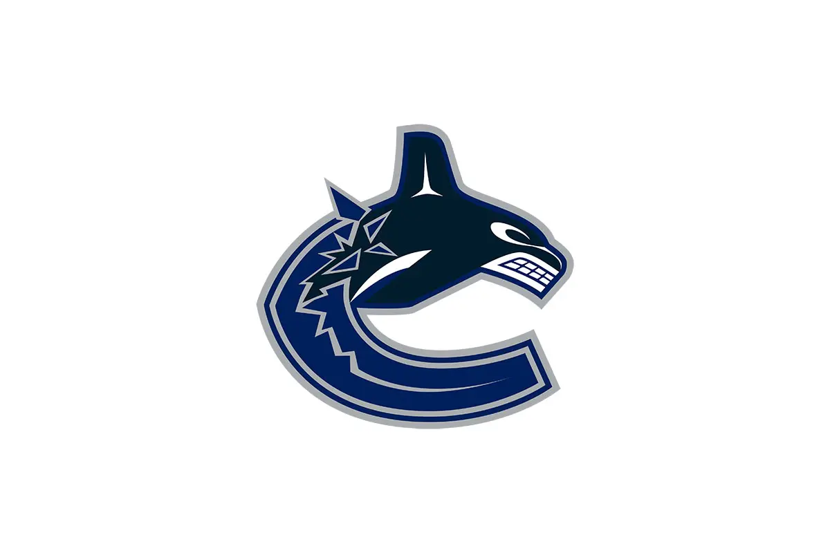Vancouver Canucks温哥华加人队logo设计-虎鲸logo设计