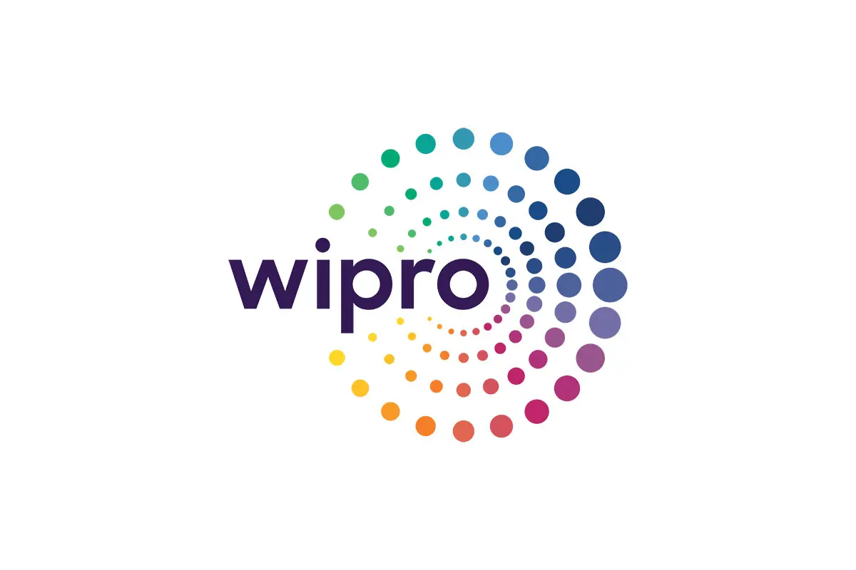 Wipro印度威普罗IT服务外包机构logo设计-彩虹色logo设计